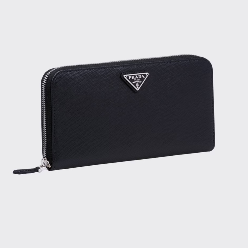 Prada Large Saffiano Leather Wallet